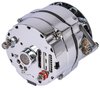 GM 1-Wire Alternator 140 Amp Output with V-Belt Pulley [Chrome Plated Finish] - image 3