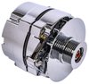 1-Wire GM Alternator 140 AMP Output Serpentine Belt Pulley [Chrome Plated Finish] - image 2