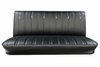 Bench Seat Upholstery for 1973-1980 Chevrolet/GMC Trucks, w/Accents & Vertical Pleats [Black] - image 1