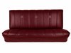Bench Seat Upholstery for 1973-1980 Chevrolet/GMC Trucks, w/Square Accents & Vertical Pleats [Carmine] - image 1