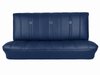 Bench Seat Upholstery for 1973-1980 Chevrolet/GMC Trucks, w/Square Accents & Vertical Pleats [Blue] - image 1