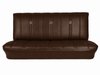 Bench Seat Upholstery for 1973-1980 Chevrolet/GMC Trucks, w/Square Accents & Vertical Pleats [Brown] - image 1