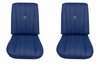 Bucket Seat Upholstery for 1973-1980 Chevrolet/GMC Trucks, K5 Blazer, Jimmy, w/Square Accent & Vertical Pleats [Blue] - image 1