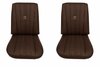Bucket Seat Upholstery for 1973-1980 Chevrolet/GMC Trucks, K5 Blazer, Jimmy, w/Square Accent & Vertical Pleats [Brown] - image 1