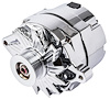 Ford 1-Wire Alternator, 100 amp Output with Serpentine Belt Pulley [Chrome Plated Finish] - image 1