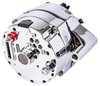 Ford 1-Wire Alternator, 100 amp Output with Serpentine Belt Pulley [Chrome Plated Finish] - image 3