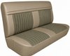 Bench Seat Upholstery for 1981-1987 Chevrolet/GMC Trucks, w/Center Insert & Vertical Pleats [Gold] - image 1