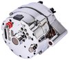 Ford 1-Wire Alternator, 140 amp Output with Single Groove V-Belt Pulley [Chrome Plated Finish] - image 3