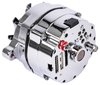 Ford 1-Wire Alternator, 140 amp Output with Single Groove V-Belt Pulley [Chrome Plated Finish] - image 4