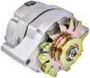 Ford 1-Wire Alternator, 100 amp Output with V-Belt Pulley [Natural Finish] - image 2