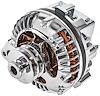 Chrysler Alternator 95 amp V-Belt Pulley [Chrome Plated Finish] - image 1