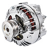 Chrysler 1 Wire 100 Amp Alternator [Double Groove V-Belt Pulley, Chrome Plated Finish] - image 1