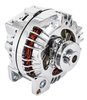 Chrysler 1-Wire 100 Amp Alternator [External Regulator, Single Groove V-Belt Pulley, Chrome Plated Finish] - image 2