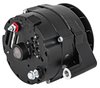 Ford 1-Wire Alternator [100 Amp, Serpentine Belt Pulley, Black Body, Pulley, Baffle, Fan] - image 3