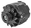 Ford 1-Wire Alternator [100 Amp, Serpentine Belt Pulley, Black Body/Pulley/Fan] - image 1