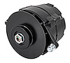 GM 1-Wire Alternator [100 Amp, V-Belt Pulley, Black Body/Pulley/Baffle/Fan] - image 1