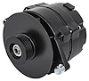 GM 1-Wire Alternator [100 Amp, Serpentine Belt Pulley, Black Body/Pulley/Baffle/Fan] - image 1