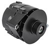 GM 1-Wire Alternator [100 Amp, Serpentine Belt Pulley, Black Body/Pulley/Baffle/Fan] - image 2
