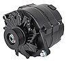 GM 1-Wire Alternator [100 Amp, Serpentine Belt Pulley, Black Body/Pulley/Fan] - image 1