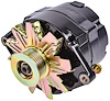 1-Wire GM Alternator 100 AMP Output Serpentine Pulley [Black Finish] - image 1