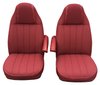 Front Bucket & Rear Bench Seat Upholstery Kit for 1981-1993 Dodge Ramcharger [Charcoal Madrid Vinyl]