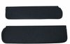 Sun Visors for 1963-1969 Dodge D100, D200, D300, W100, W200, W300 Trucks, w/o Mirrors [Black Madrid Grain Vinyl]