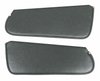 Sun Visors for 1979-1983 Dodge Trucks, 1981-1993 Dodge Ramcharger [Charcoal Madrid Grain Vinyl]