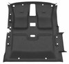 ABS Plastic Headliner for 1999-2006 Chevrolet, GMC 3-Door Extended Cab Trucks [Foambacked Cloth, Very Dark Grey] - image 1