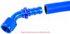Push-Loc Fuel Hose [-10 AN Blue, 5 ft.] - image 3