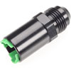 AN to Fuel Injection Quick-Connect Adapter Fitting [-8 AN Male to 3/8 in. Hard Line, Black] - image 2