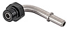 Fuel Rail Quick Connect Adapter Fitting [-6 AN Male O-Ring to 5/16 in. 90 Degree Tube ] - image 1