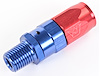 Straight Max Flow Hose End -06AN x 1/4" NPTM - image 1