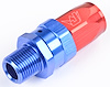 Straight Max Flow Hose End -08AN x 3/8" NPTM - image 1