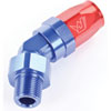45° Max Flow Hose End -08AN x 3/8" NPTM - image 2
