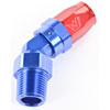45° Max Flow Hose End -08AN x 1/2" NPTM - image 2