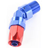 45° Max Flow Hose End -08AN x 1/2" NPTM - image 3