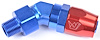 45° Max Flow Hose End -10AN x 3/8" NPTM - image 1
