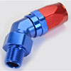 45° Max Flow Hose End -12AN x 1/2" NPTM - image 2