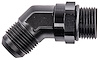 AN Port Adapter Fitting 45 degree -12 AN port (1 1/16 in.-12 Thread) to -12 AN hose - image 1