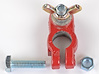 Top Post Marine Battery Terminal Positive (epoxy painted red) - image 1