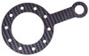 Carbon Fiber 1 Hole Steering Wheel Switch Plate - image 2