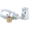 AN Straight PTFE Hose End Fitting [-3 AN Female to -3 AN PTFE Hose, Zinc Plated] - image 3