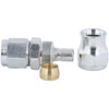 AN Straight PTFE Hose End Fitting [-6 AN Female to -6 AN PTFE Hose, Zinc Plated] - image 3