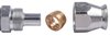 AN Straight PTFE Hose End Fitting [-6 AN Female to -6 AN PTFE Hose, Zinc Plated] - image 4