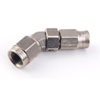 AN 45-Degree PTFE Hose End Fitting [-3 AN Female to -3 AN PTFE Hose, Zinc Plated] - image 2