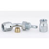 AN 45-Degree PTFE Hose End Fitting [-4 AN Female to -4 AN PTFE Hose, Zinc Plated] - image 3