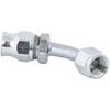 AN 45-Degree PTFE Hose End Fitting [-6 AN Female to -6 AN PTFE Hose, Zinc Plated] - image 2