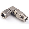 AN 90-Degree PTFE Hose End Fitting [-4 AN Female to -4 AN PTFE Hose, Zinc Plated] - image 2