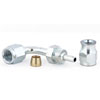 AN 90-Degree PTFE Hose End Fitting [-4 AN Female to -4 AN PTFE Hose, Zinc Plated] - image 3
