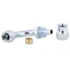 AN 90-Degree PTFE Hose End Fitting [-6 AN Female to -6 AN PTFE Hose, Zinc Plated] - image 3